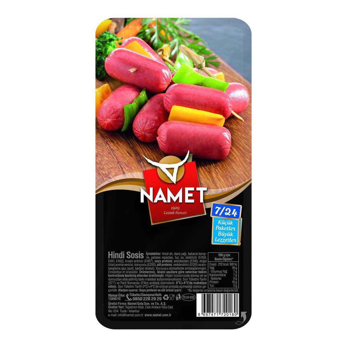 Namet Sosis 7/24 Hindi 140gr