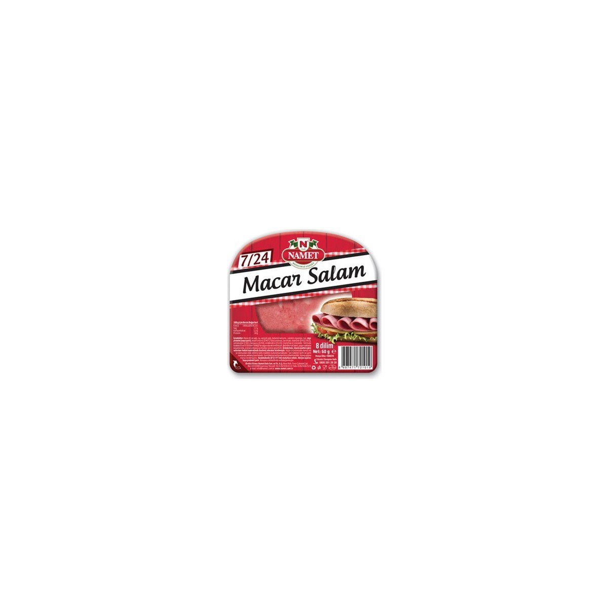 Namet Salam 7/24 Dana Macar 60g