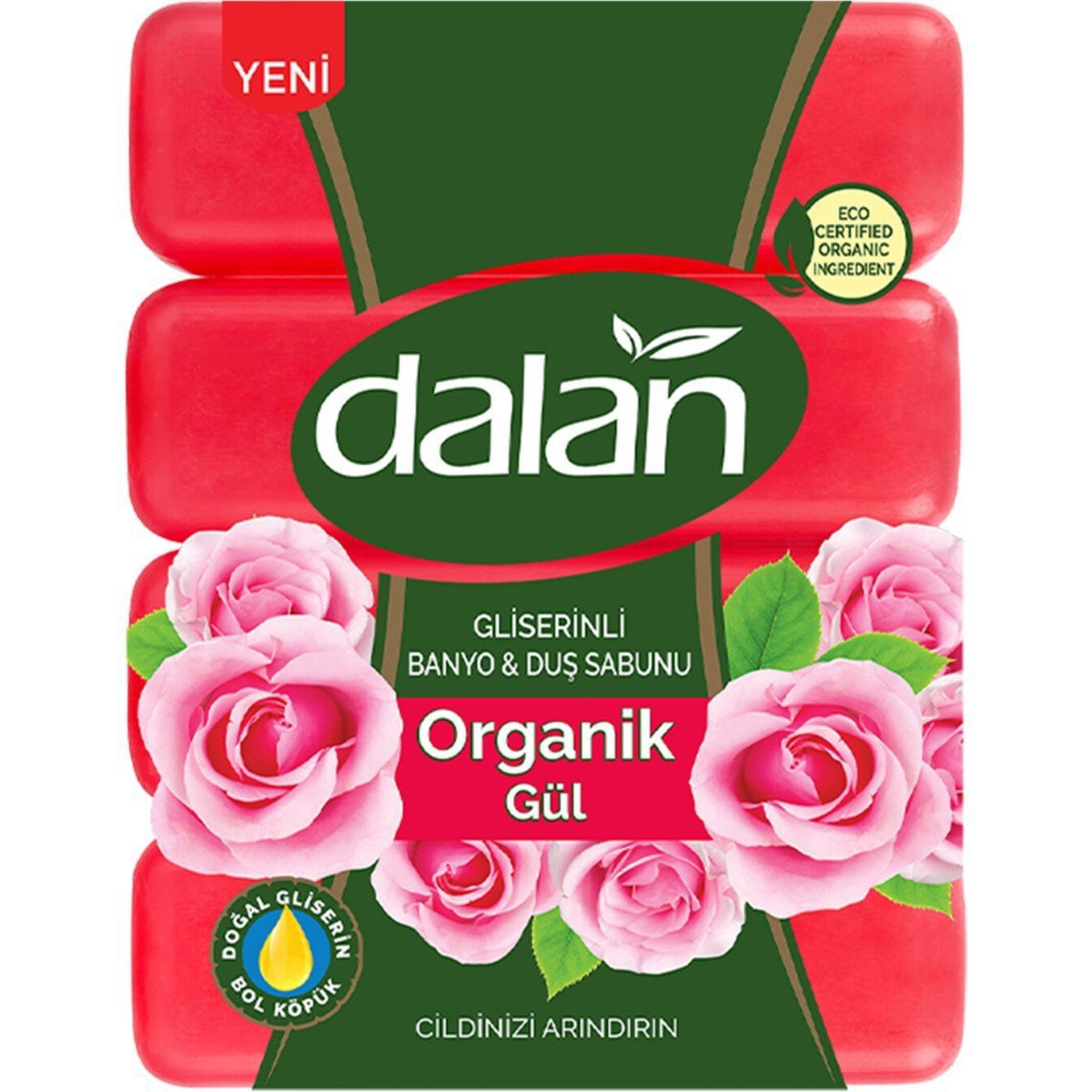 Dalan Gliserinli Banyo Sabunu Gül 4x150gr