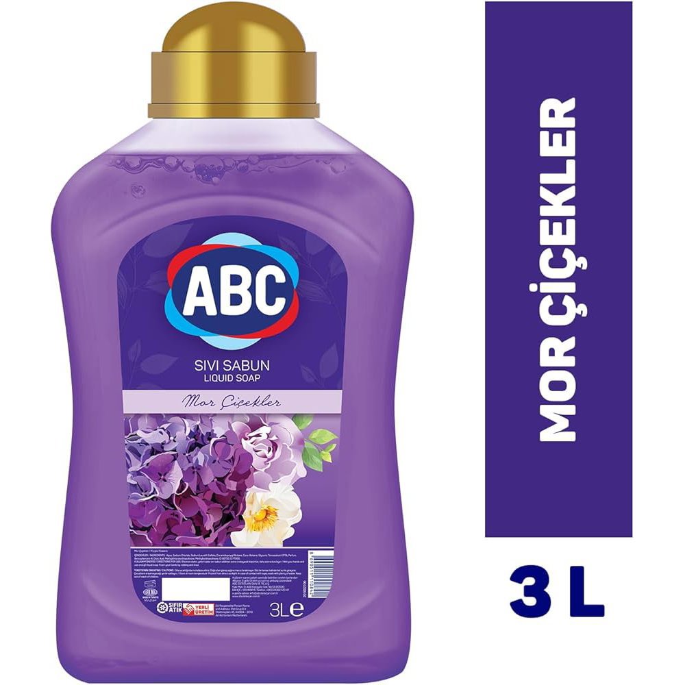 ABC Sıvı Sabun Mor 3Lt