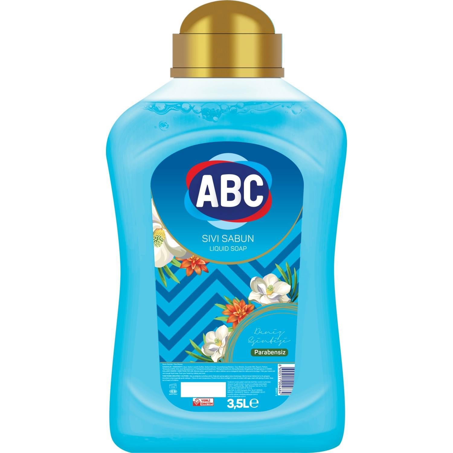 Abc Sıvı Sabun Mavi 3 Lt