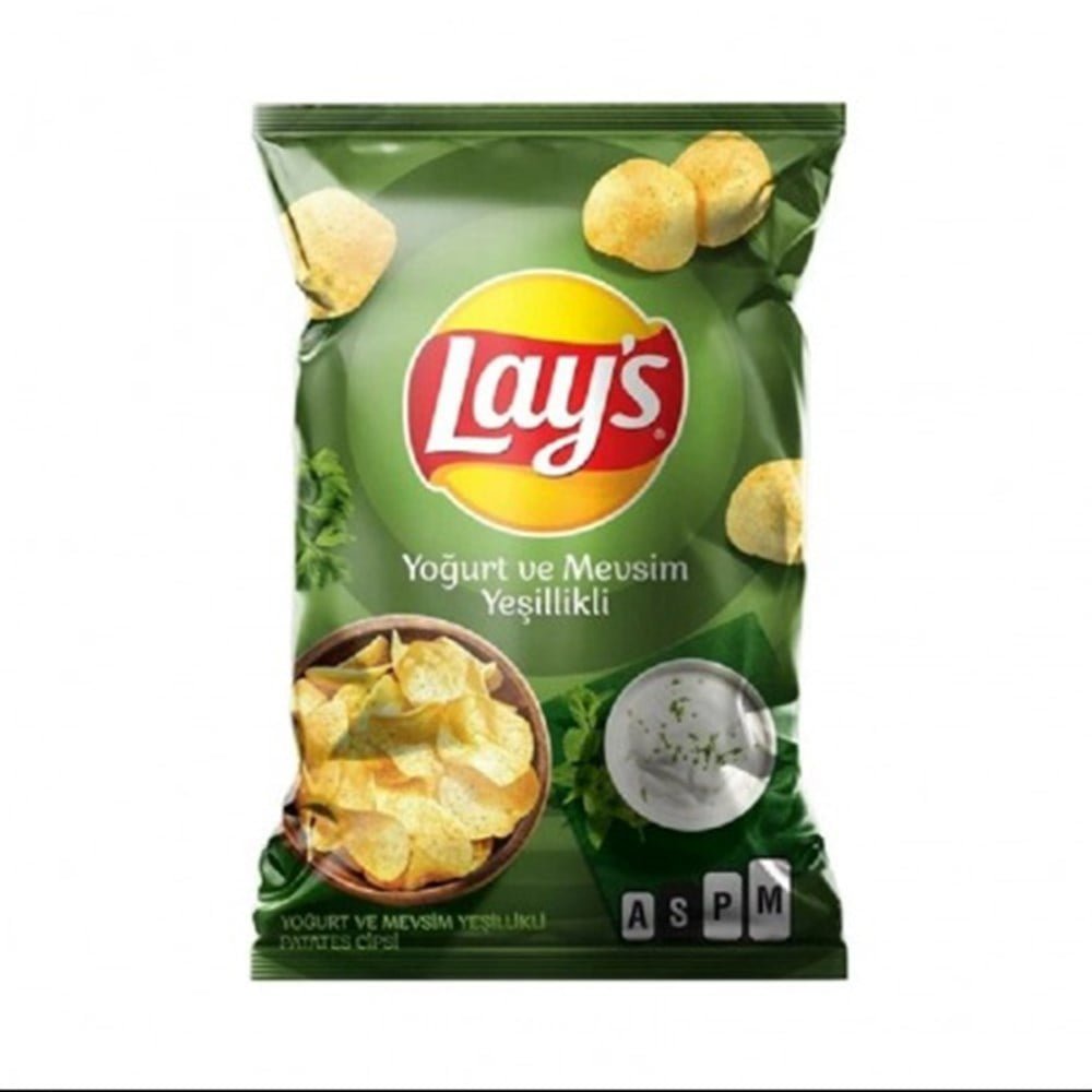 Lays Süper Yoğurt Mevsim Yeşillikleri 104g