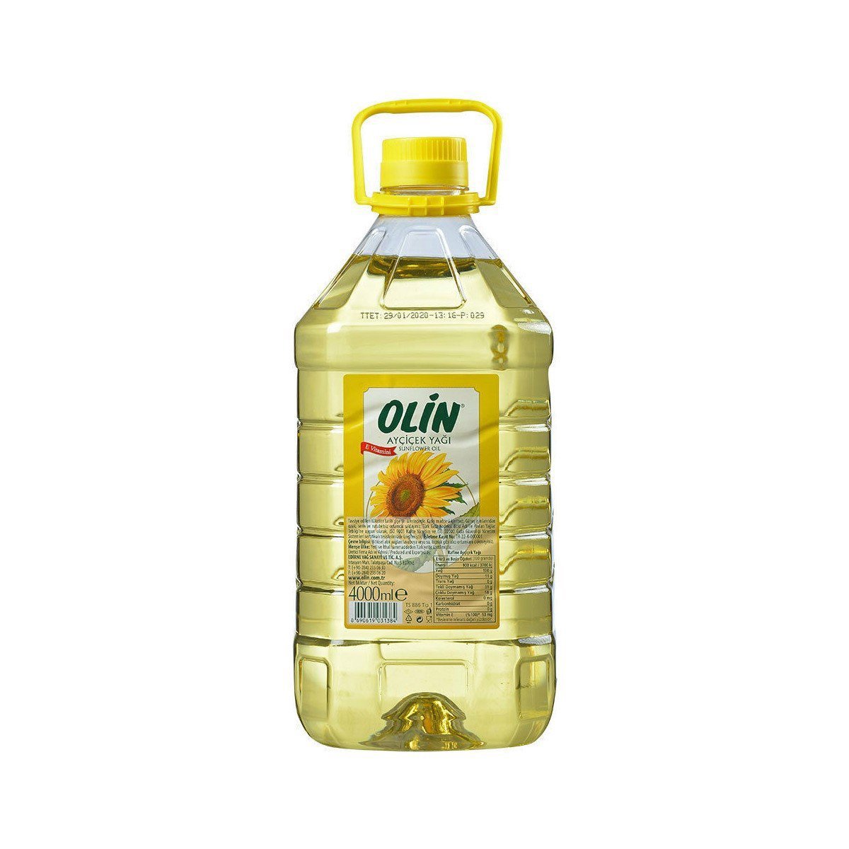 Olin Ayçiçek Yağı 4L