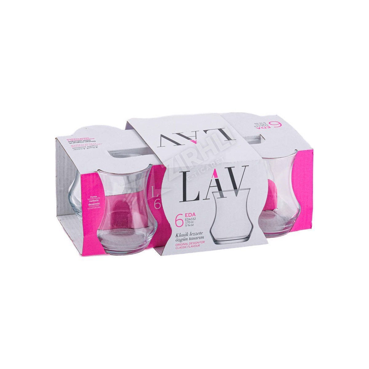 LAV Çay Bardağı Eda 6'lı