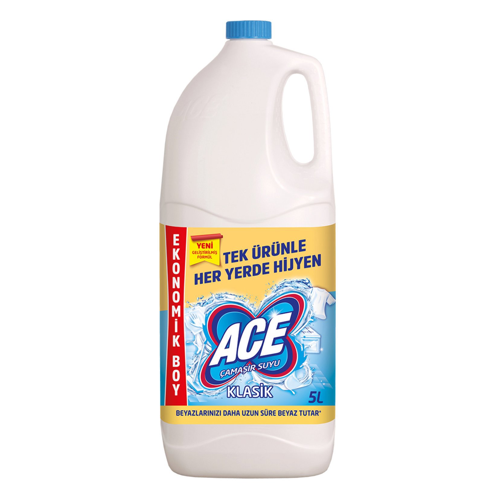 Ace Klasik Çamaşır Suyu 5Lt