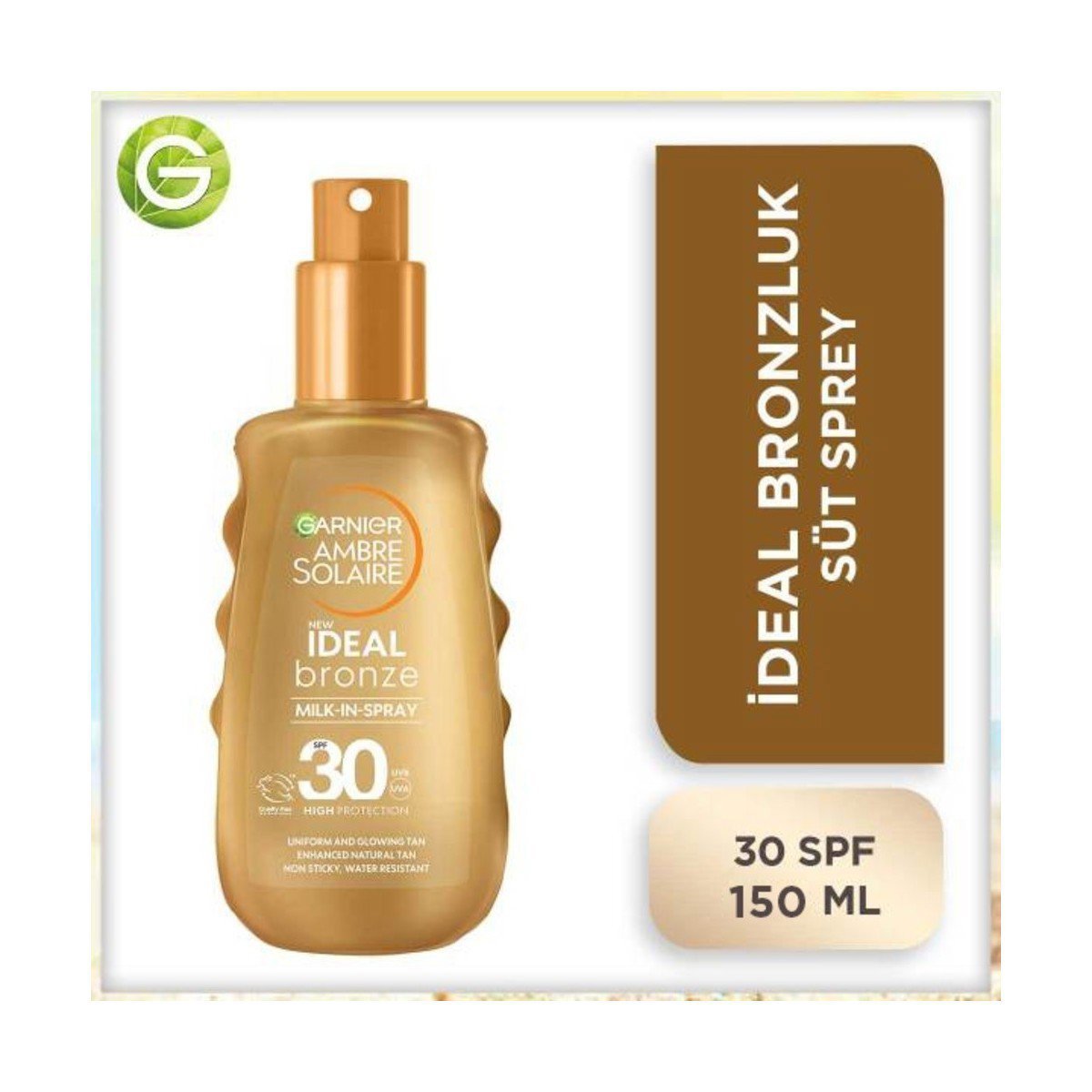 Garnier İdeal Bronzluk Güneş Koruyucu Sprey SPF30 150ml