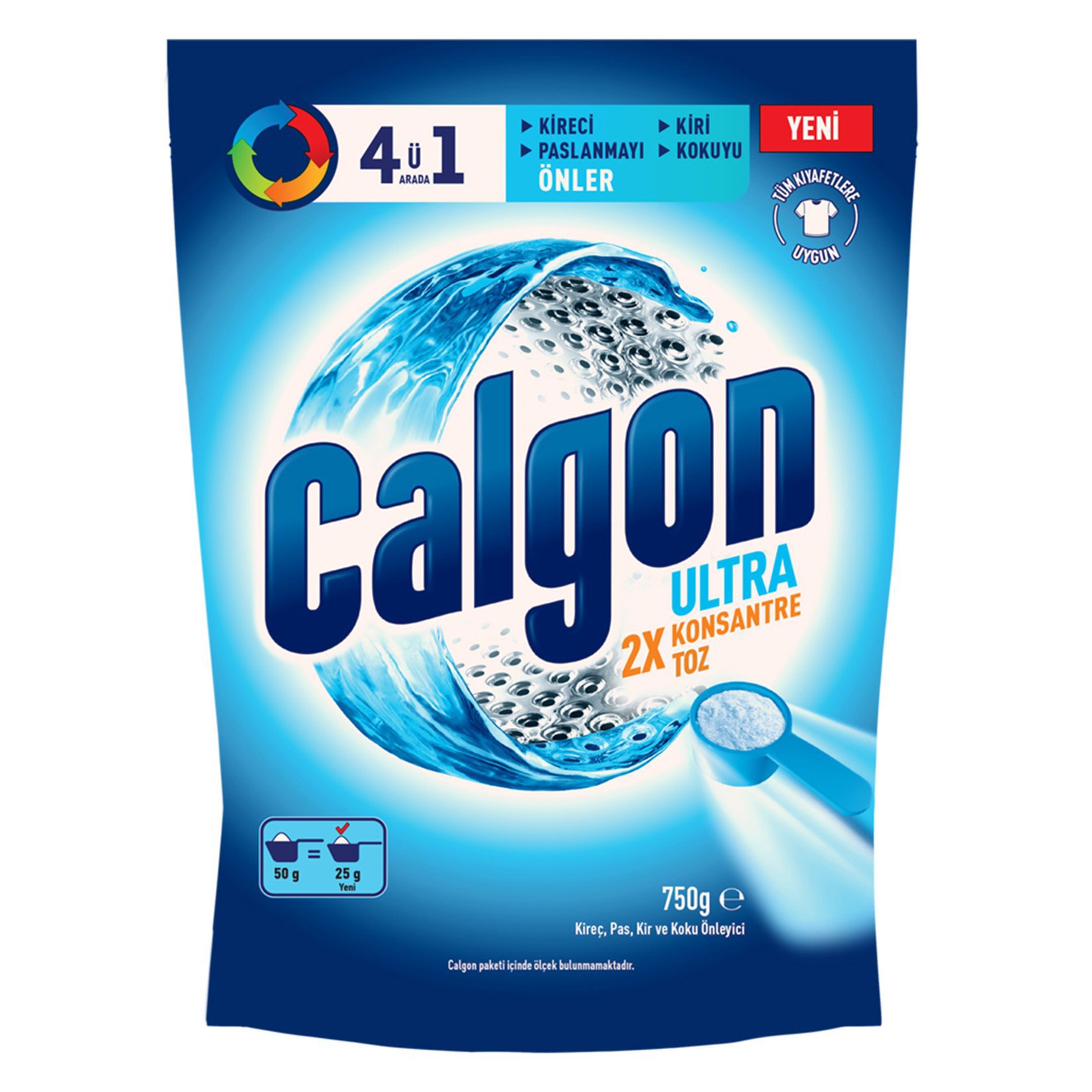 Calgon Ultra Konsantre Çamaşır Makinesi Kireç Önleyici Toz 750gr