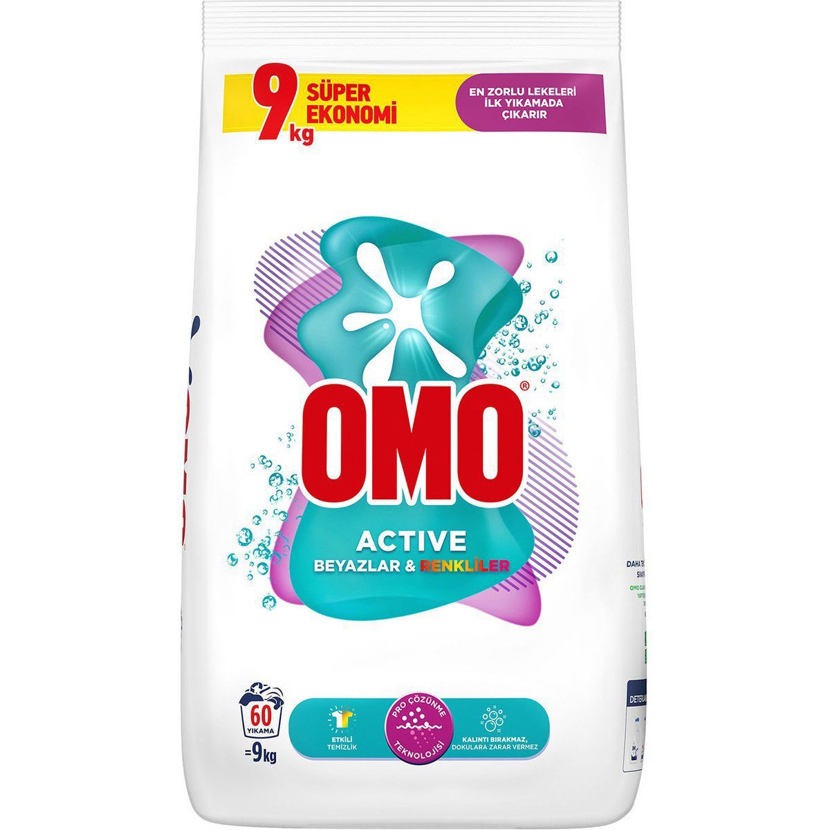 OMO 9kg Renkli & Beyaz