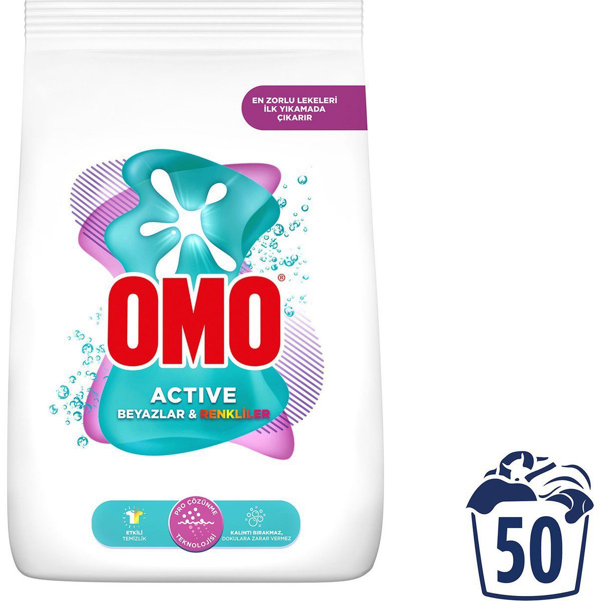 OMO 7,5kg Active Renkliler
