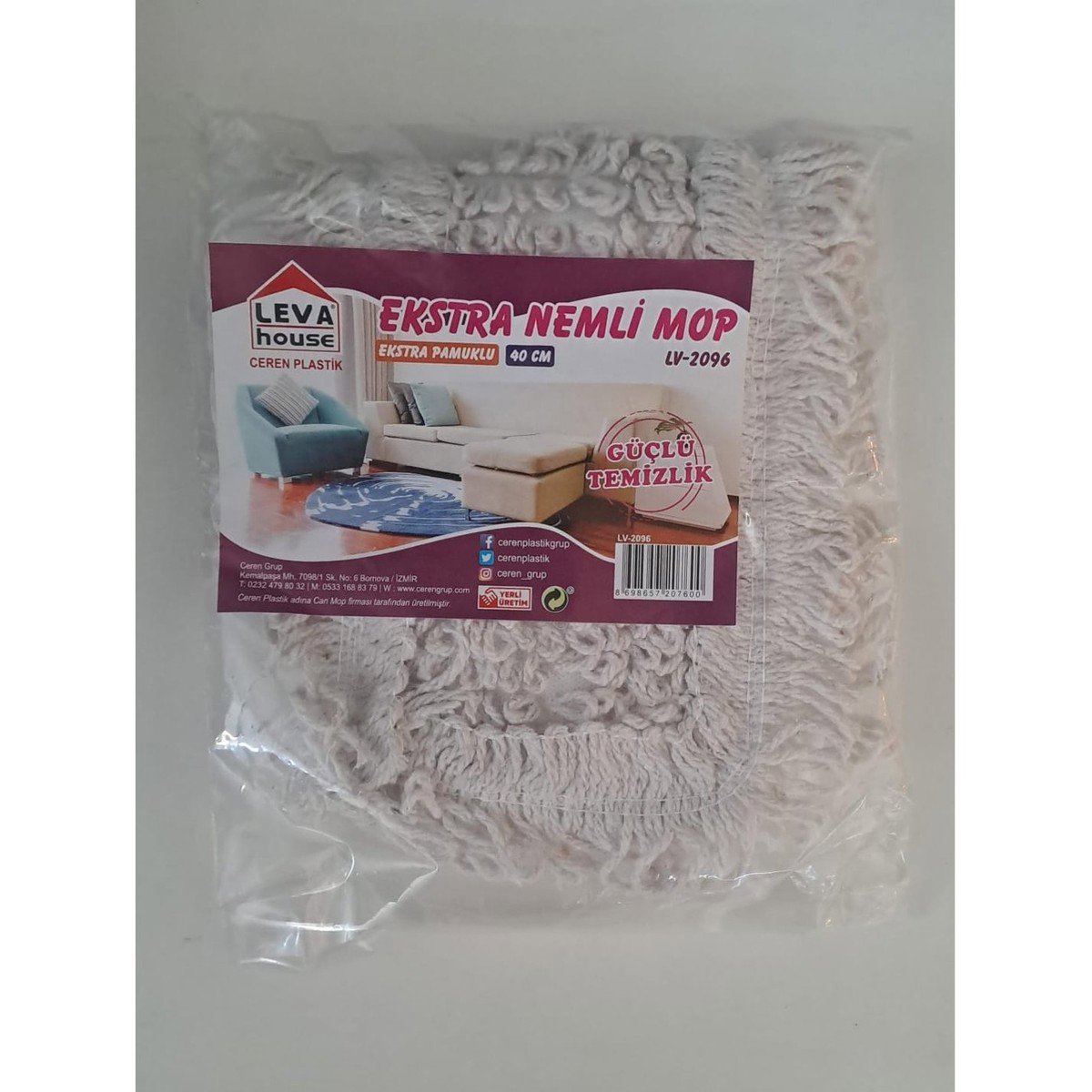 Leva Mop Nemli 40'lık Ekstra