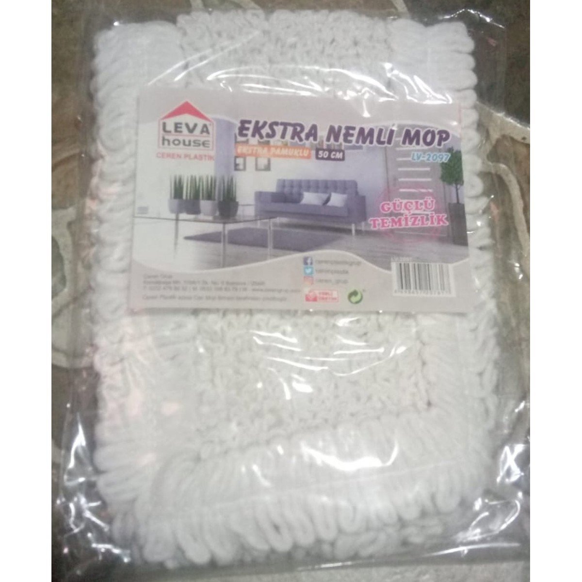 Leva Mop Nemli 50'lık Ekstra