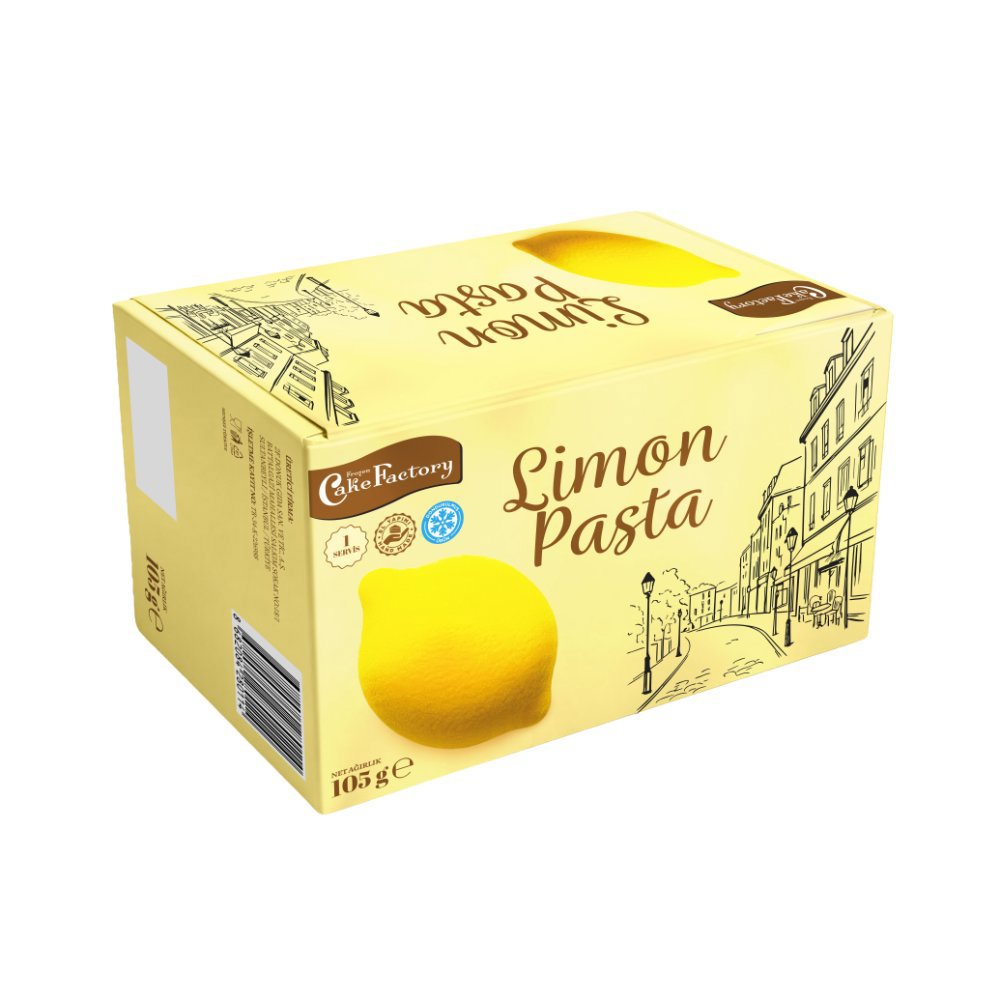 2F FROZEN CAKE FACTORY CEDRIC LİMON PASTA 105gr (x12)