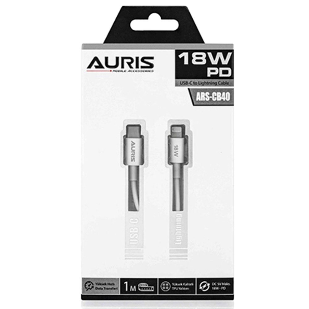 Auris Kablo 18W PD iPhone 1M