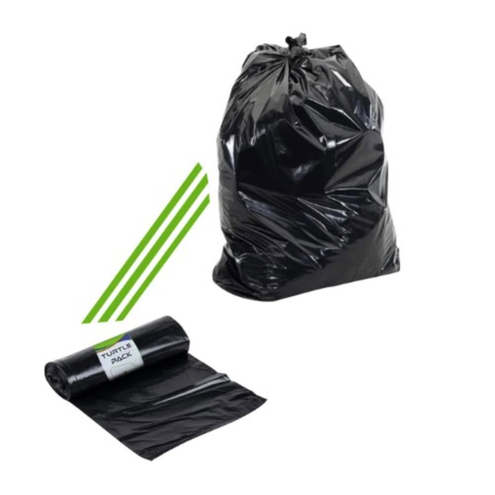 Turtle Pack End.Çöp Tor.Battal 10'lu Siyah 300g / 75x90