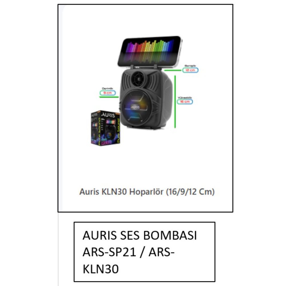 Auris Ses Bombası / ARS-SP21 / ARS-KLN30