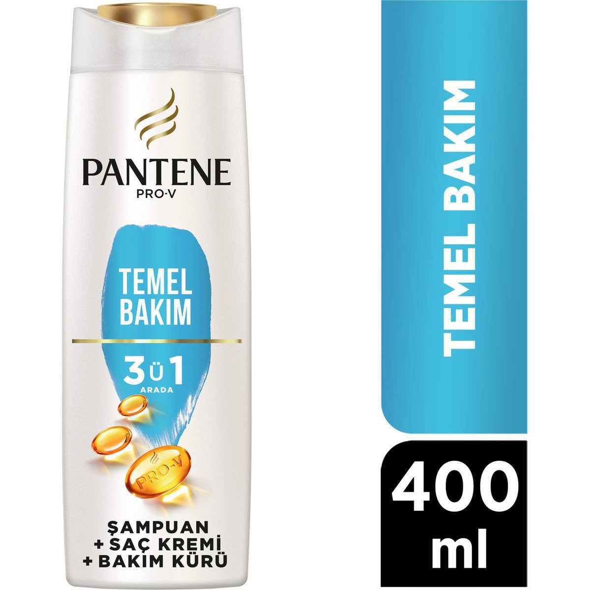Pantene Şampuan 400ml 3'ü 1 Arada Klasik Bakım