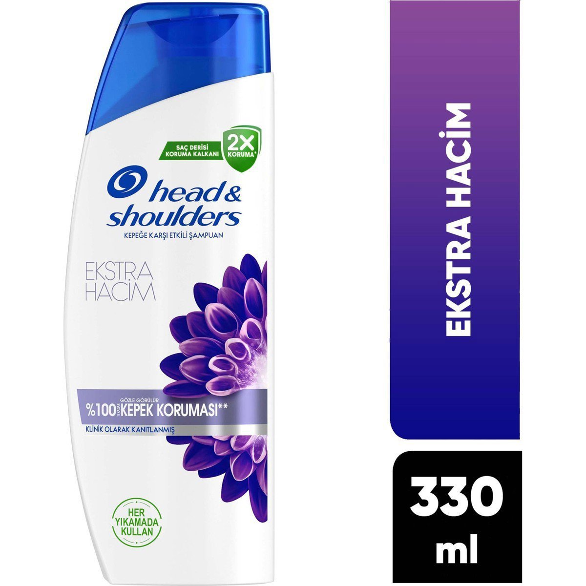 Head & Shoulders Şampuan 330ml Ekstra Hacim