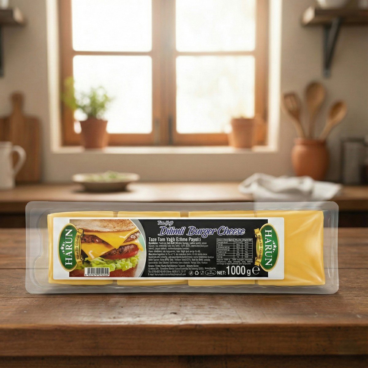 Harun Cheddar Dilimli 1kg