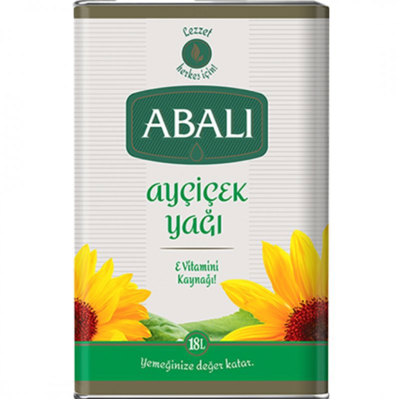 Abalı Ayçiçek Yağı 18Lt
