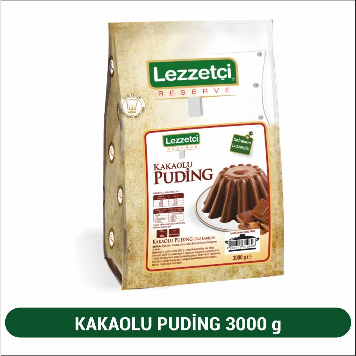Lezzetçı Puding Kakao 3kg