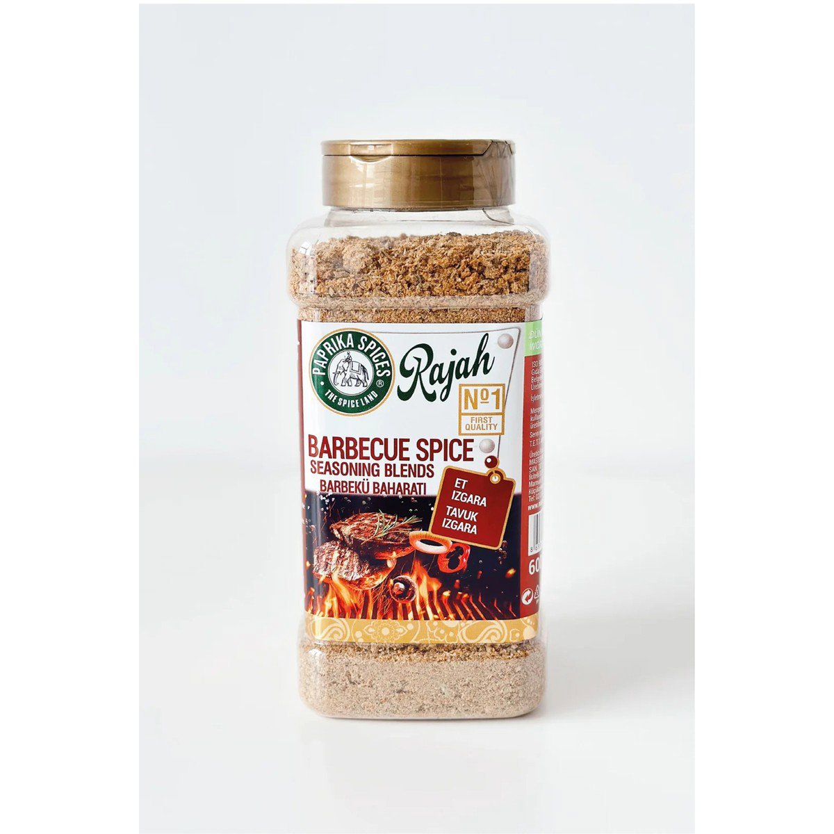 Rajah Pet Şişe 600g Barbekü Baharatı