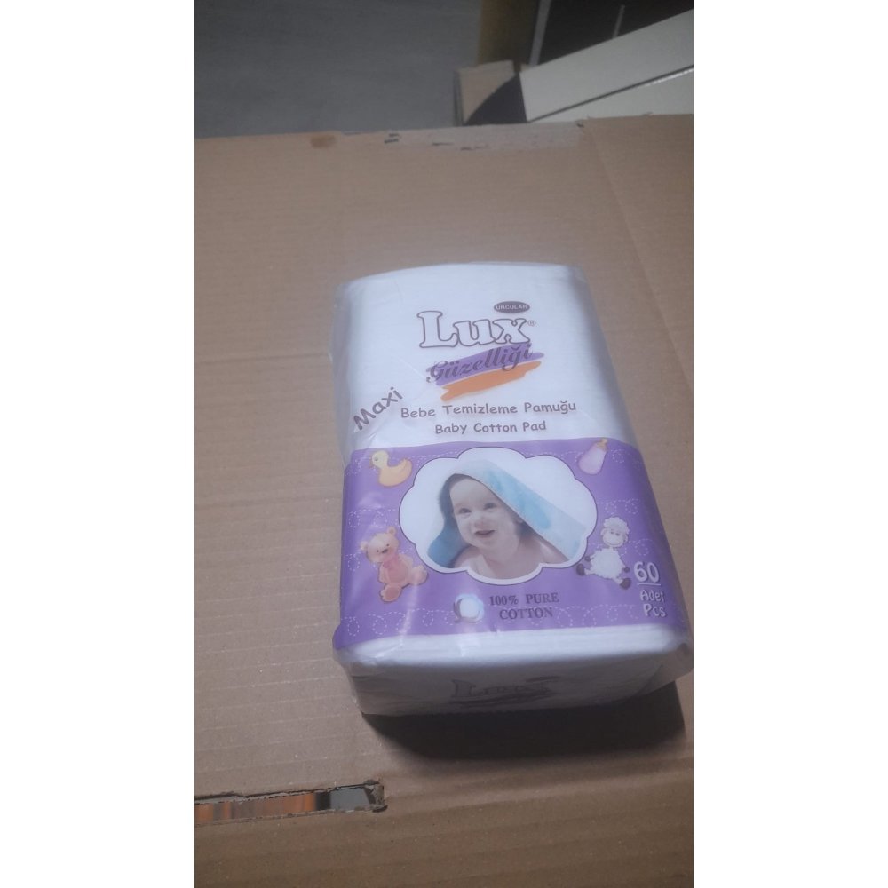 Lüx Lux Maxi Bebe Temizleme Pamuğu 60'lı