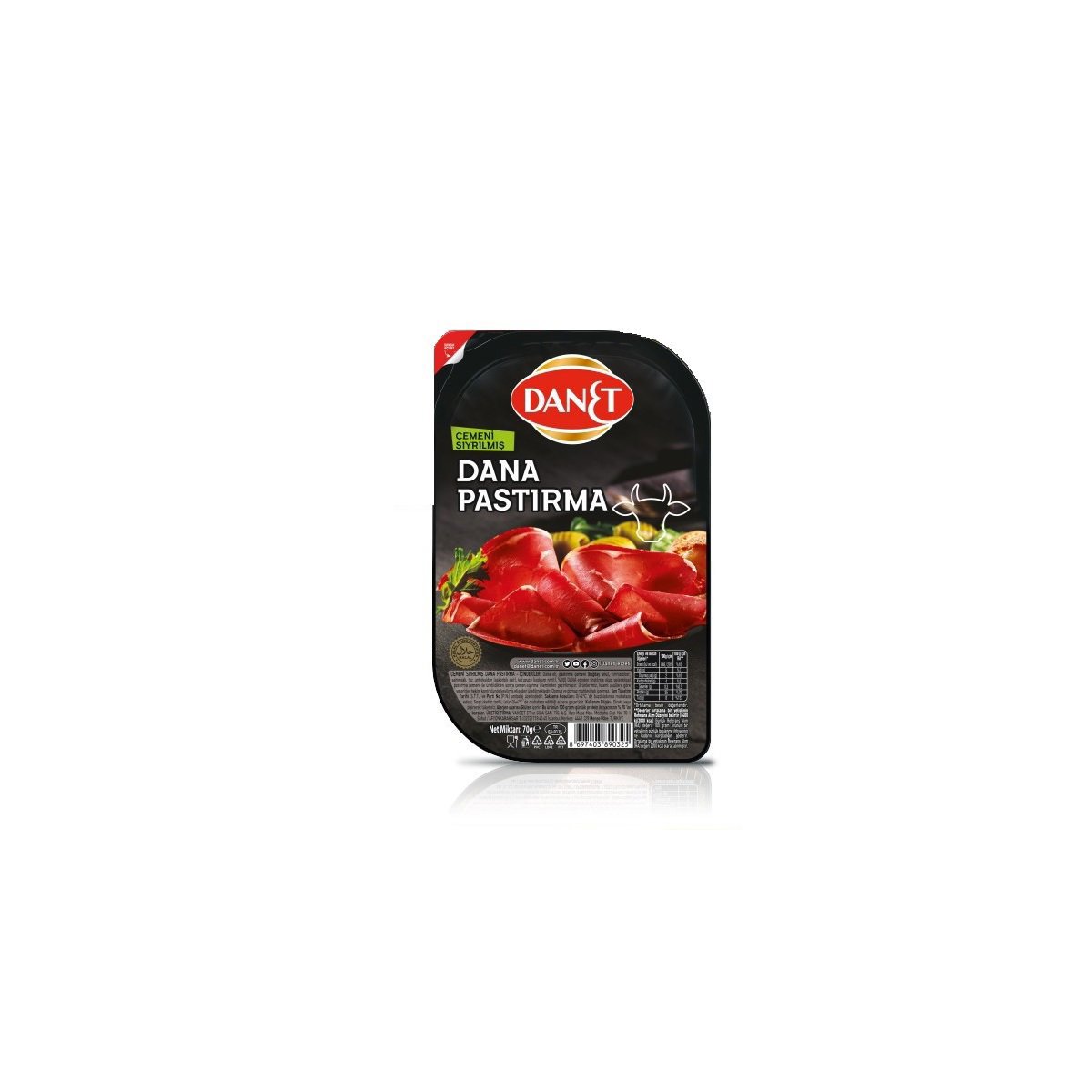 Danet Pastırma Dilimli Çemensiz 70g