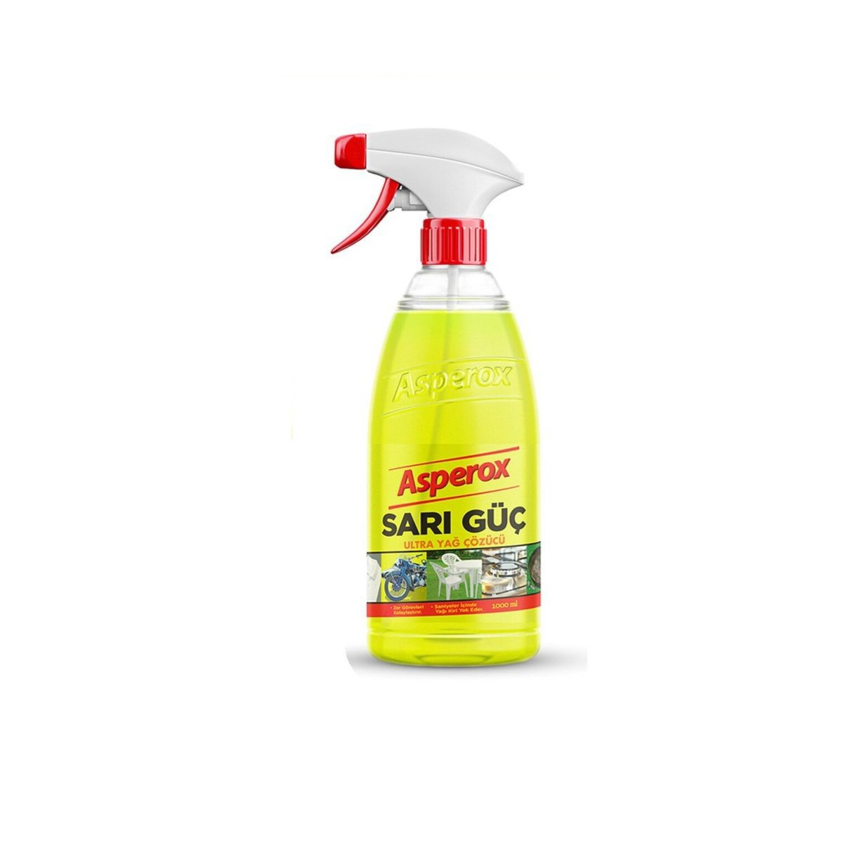 Asperox Sarı Güç Ultra Yağ Çözücü 1Lt