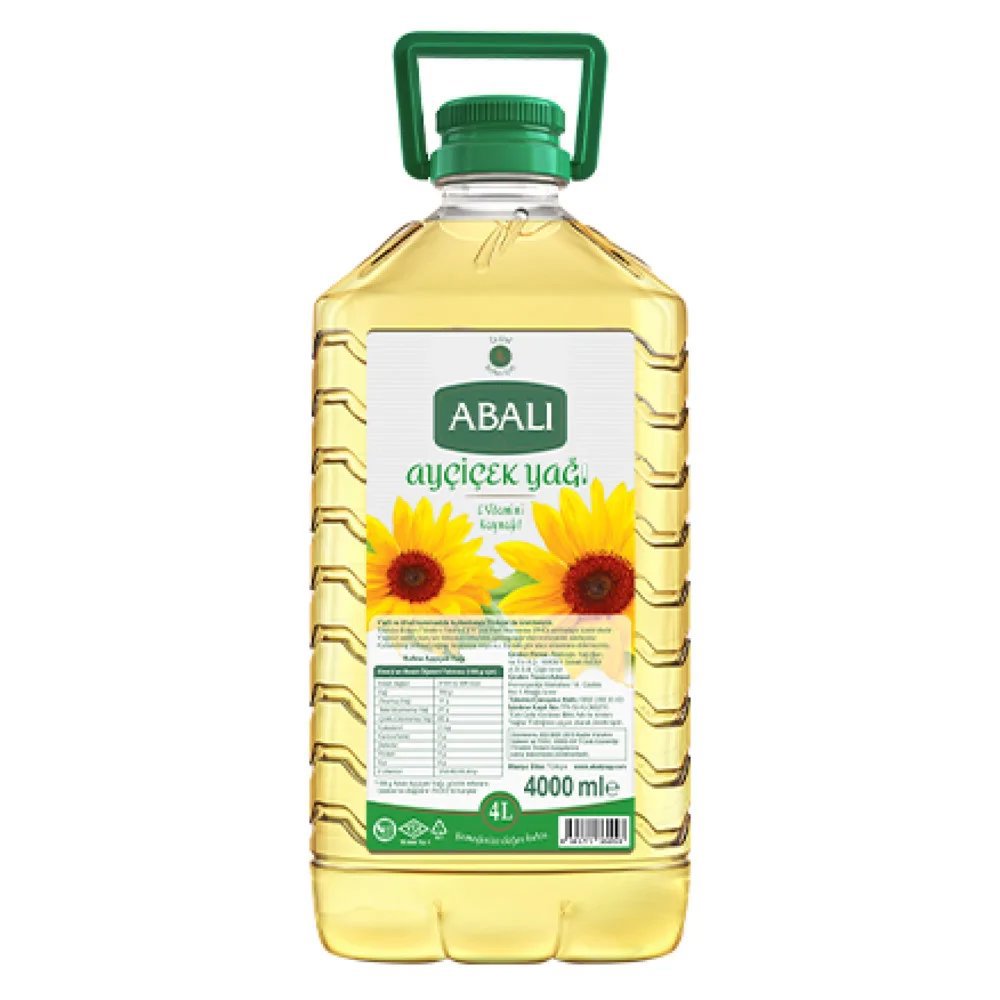 Abalı Ayçiçek Yağı 4Lt
