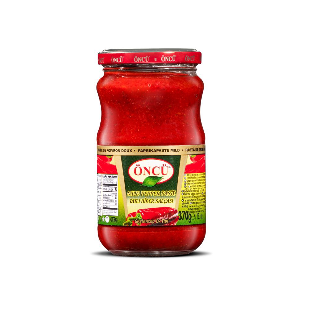 Öncü Tatlı Biber Salçası Cam Kavanoz 360gr