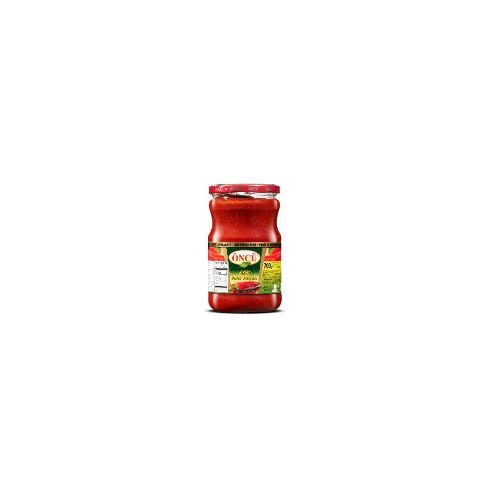 Öncü Acı Biber Salçası Cam Kavanoz 700gr
