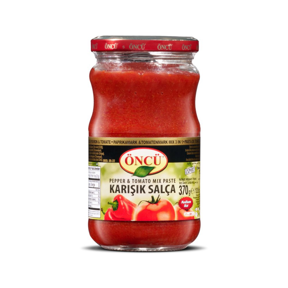 Öncü Karışık Salça Cam Kavanoz 370gr