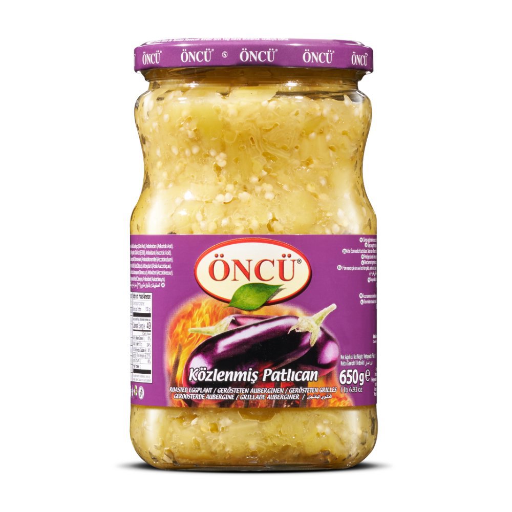 Öncü Közlenmiş Patlıcan Cam Kavanoz 650gr