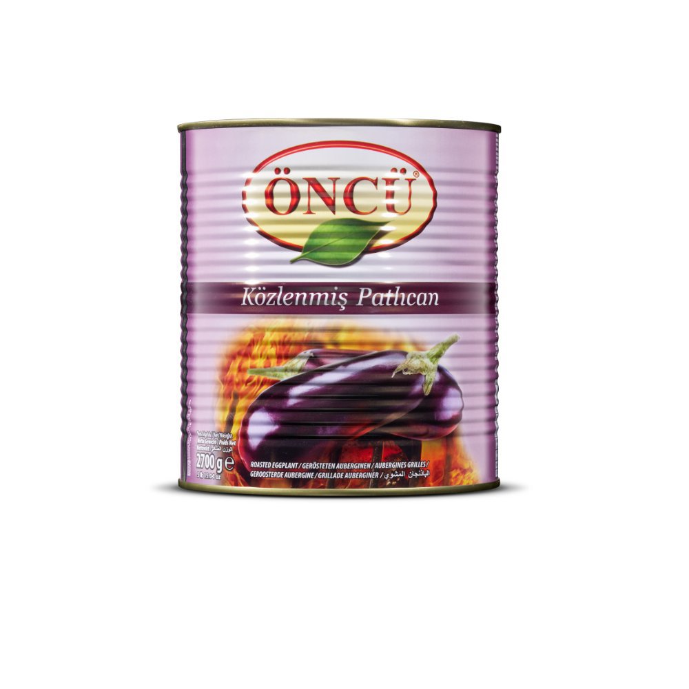 Öncü Közlenmiş Patlıcan Teneke Kutu 2700gr