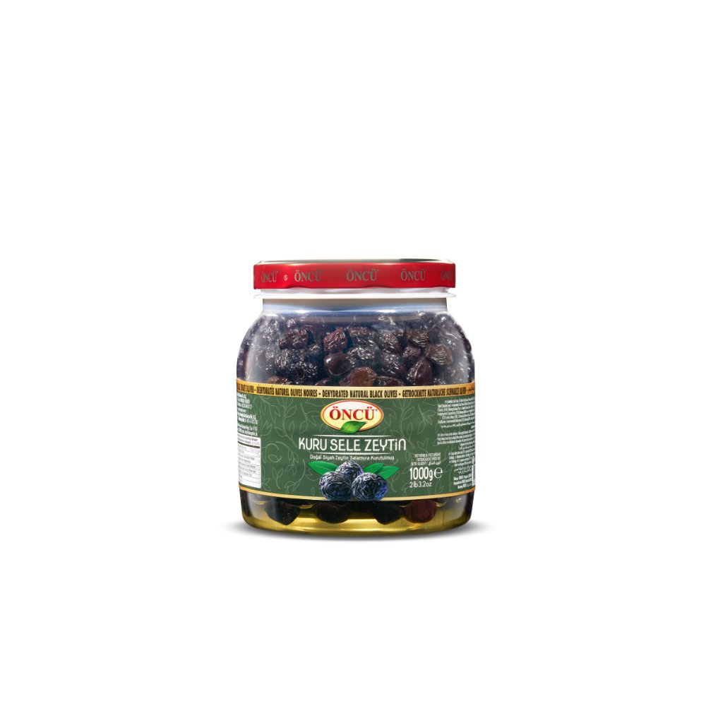Öncü Kuru Sele Siyah Zeytin 1kg (2XS-3XS - 351-410)
