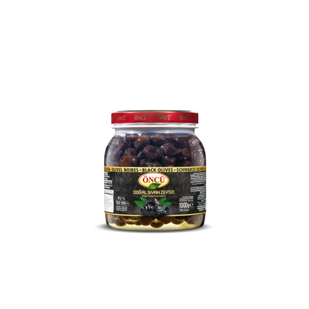 Öncü Siyah Zeytin 1kg (XL-L 201-260)