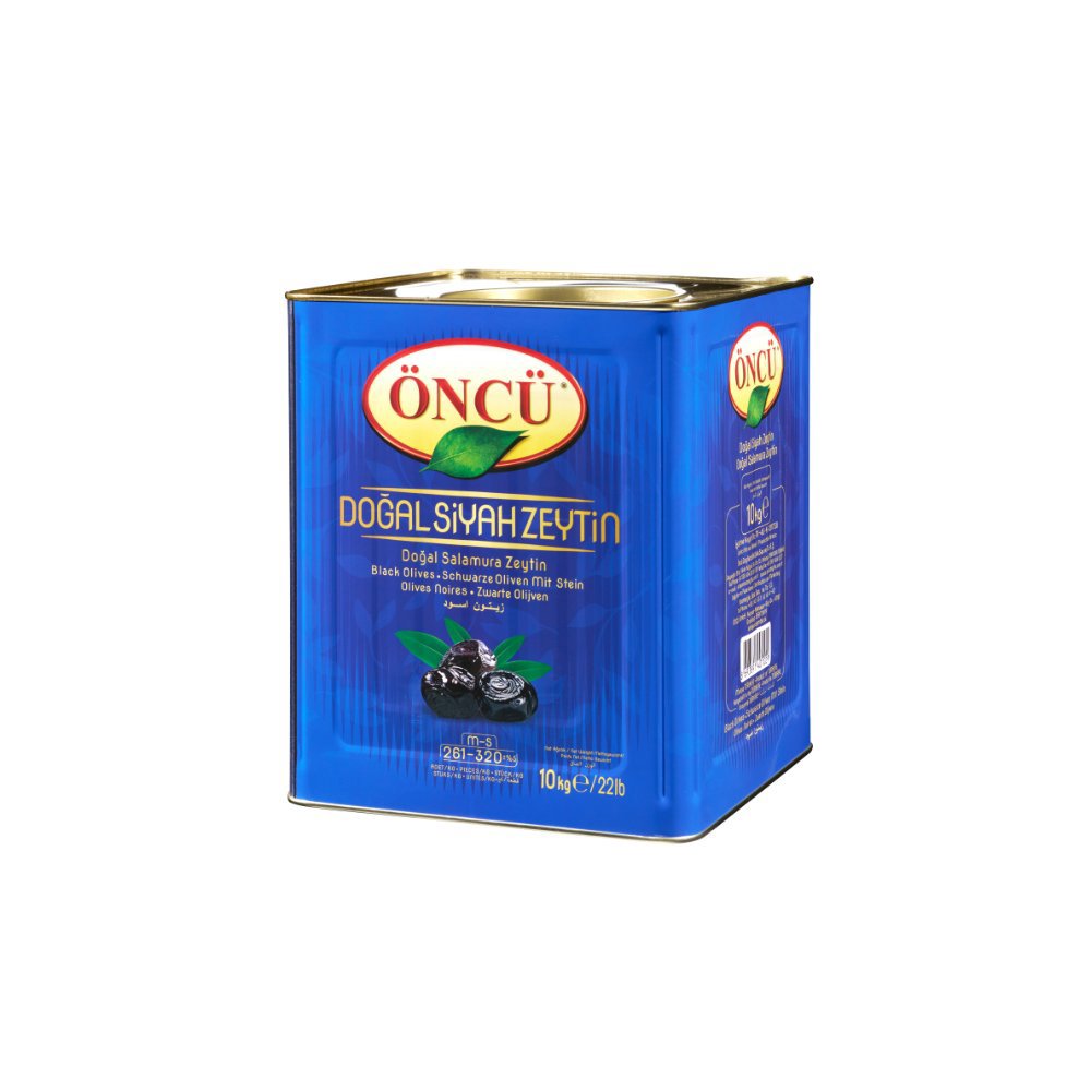 Öncü Siyah Zeytin 10kg (M-S 261-320)