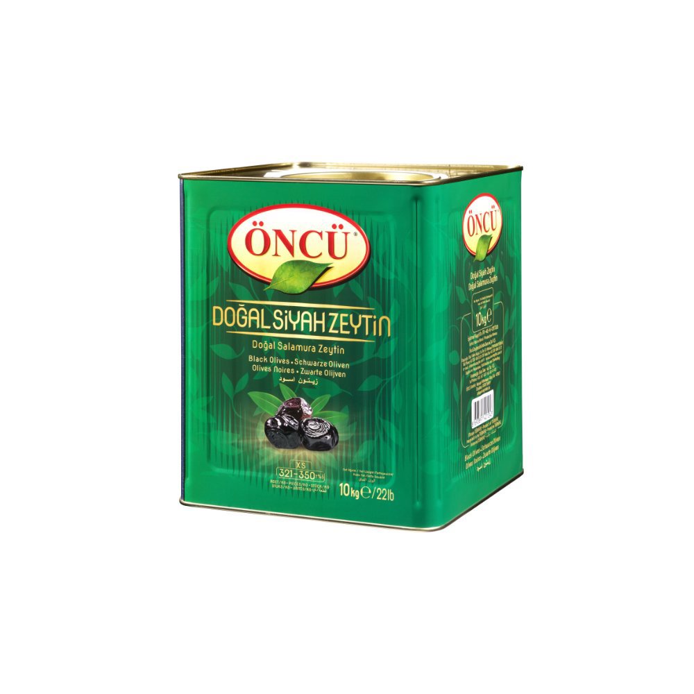 Öncü Siyah Zeytin 10kg (XS 321-350)