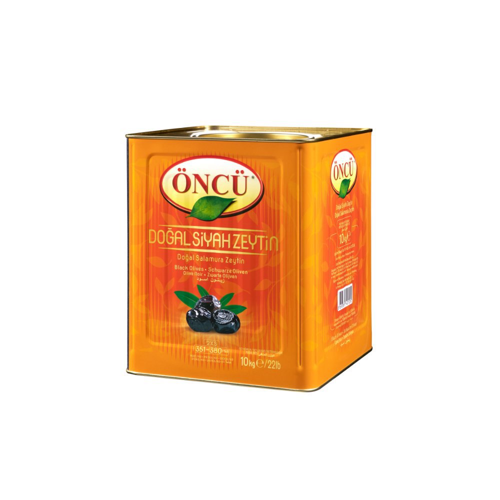 Öncü Siyah Zeytin 10kg (2XS 351-380)