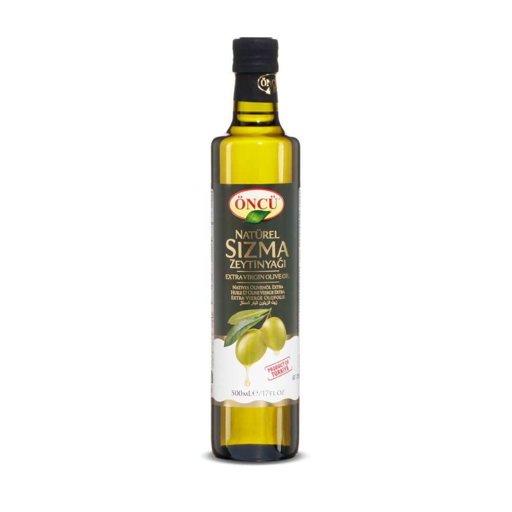 Öncü Naturel Sızma Zeytinyağı Cam Şişe 500ml
