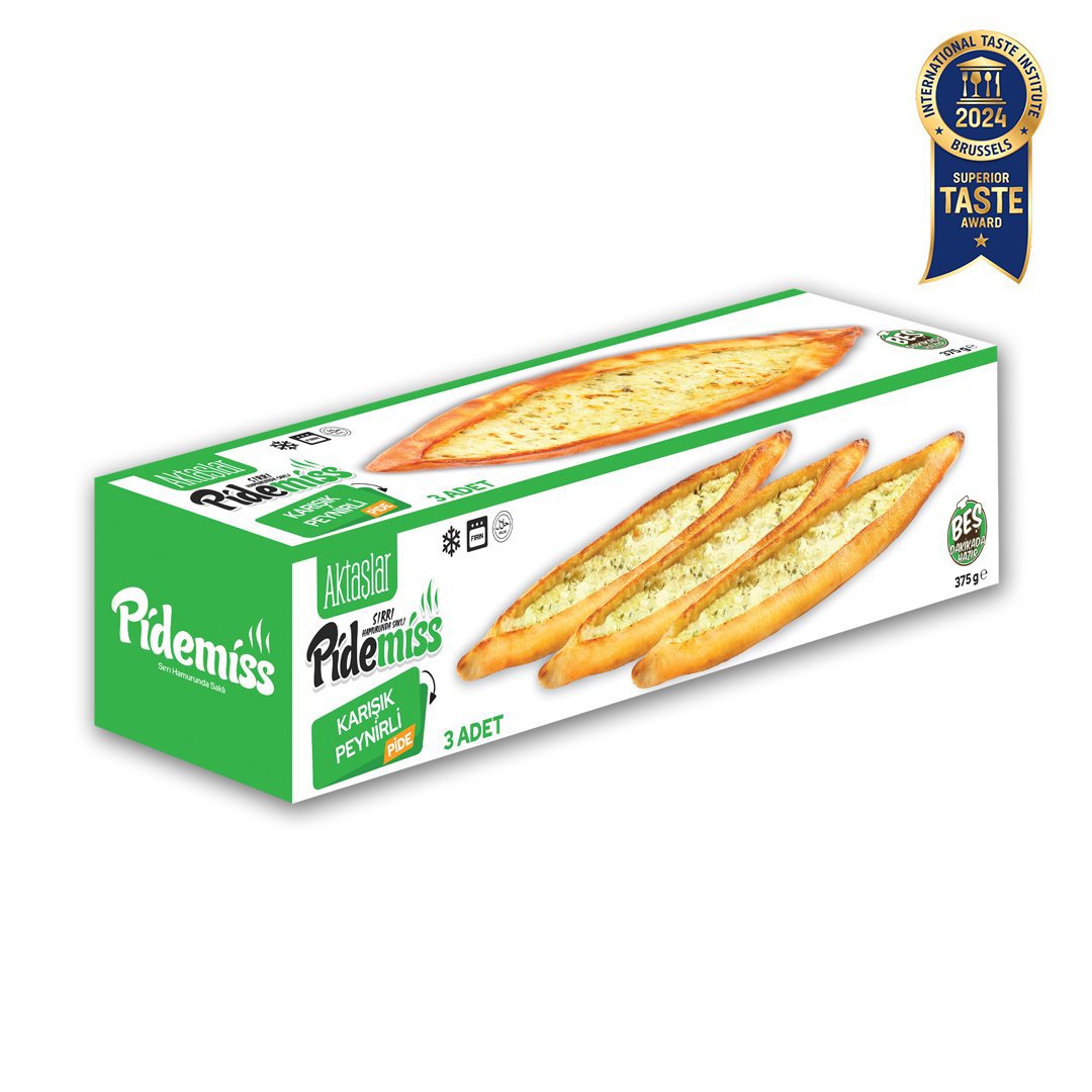 Aktaşlar Pidemiss Dondurulmuş Karışık Peynirli Pide 3*125 Gr