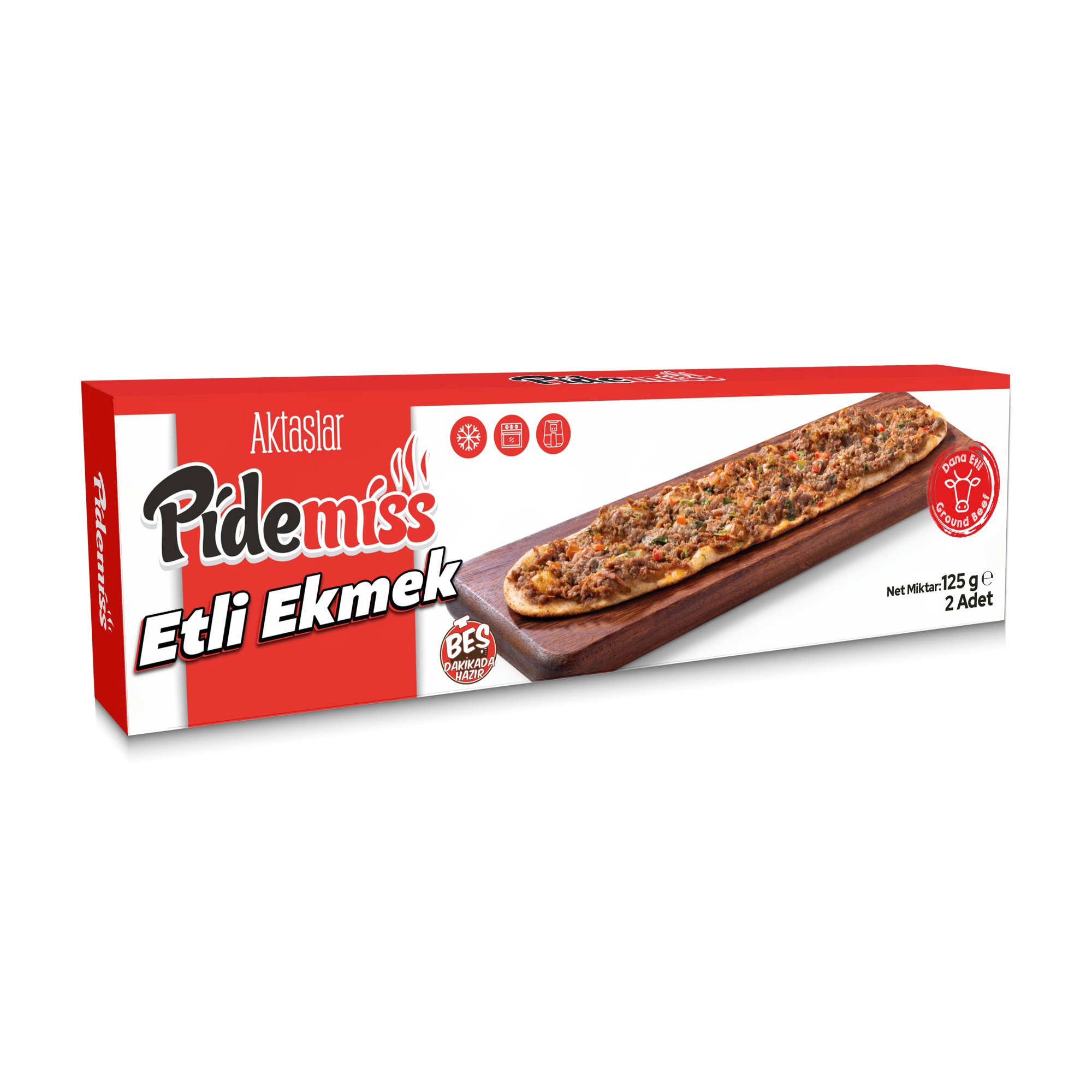 Aktaşlar Pidemiss Etli Ekmek 2*125 Gr