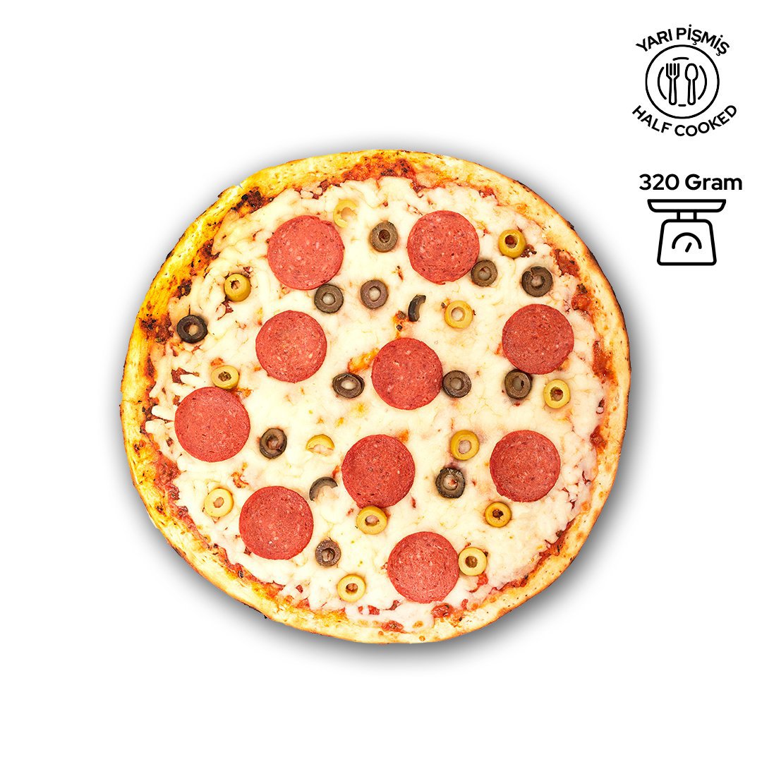 Aktaşlar Pizzamiss Sucuk - Zeytin Pizza 320 Gr