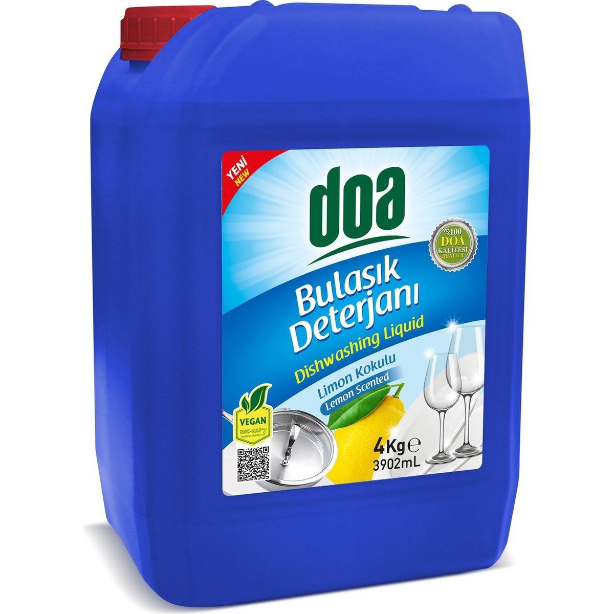 DOA Sıvı Bulaşık Det. Limon / 4kg
