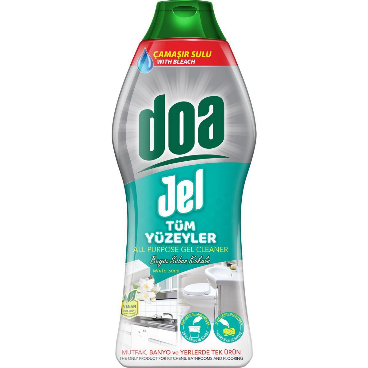DOA Tüm Yüzeyler Jel Beyaz Sabun / 750 Yeni