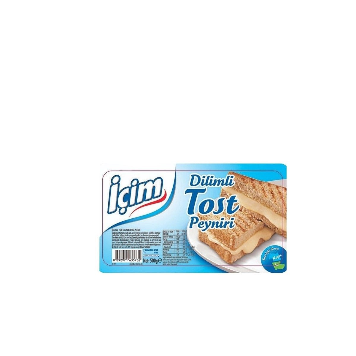 İçim Dilimli Tost Peyniri 500g