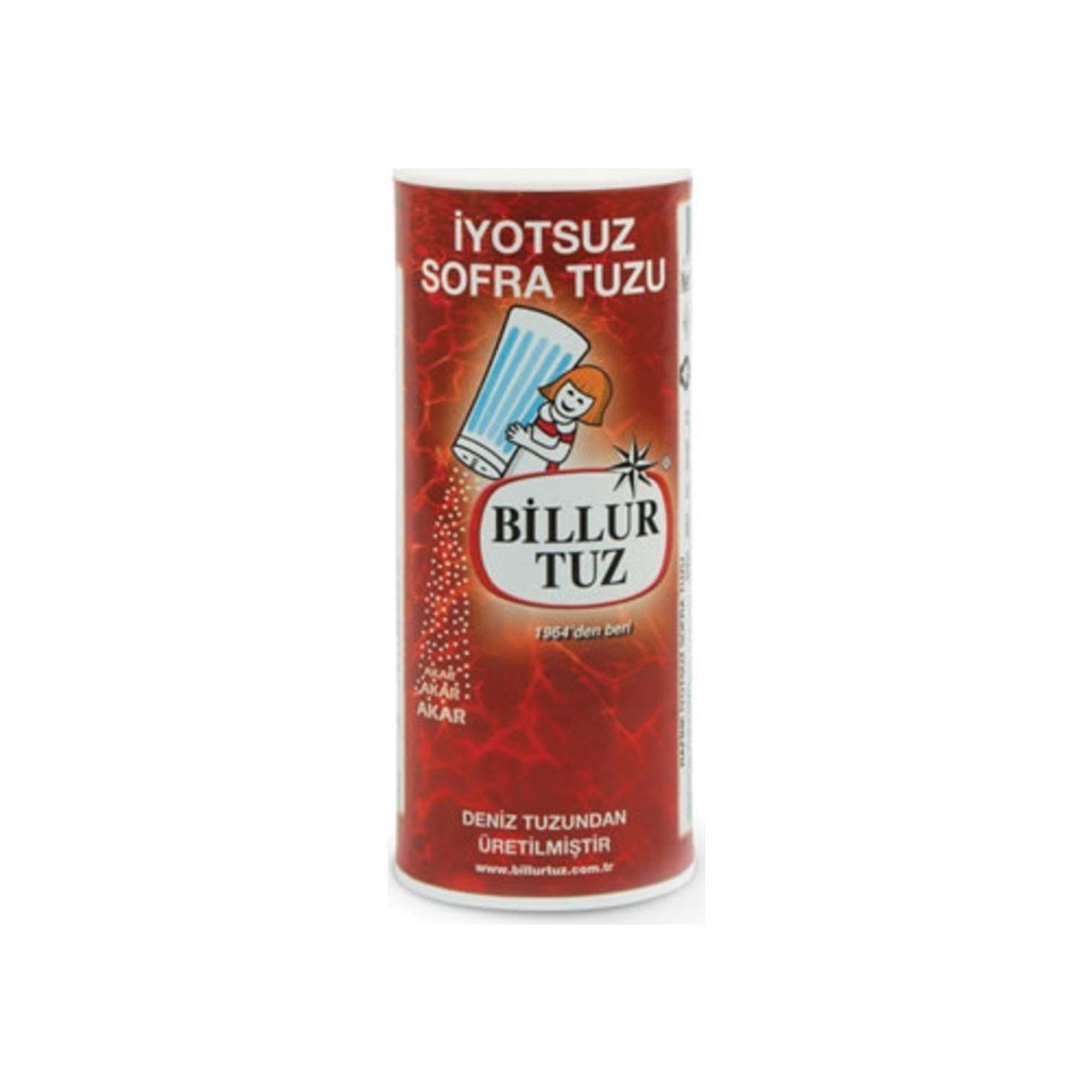 Billur Tuz Rafine İyotsuz Sofra Tuzu 250g