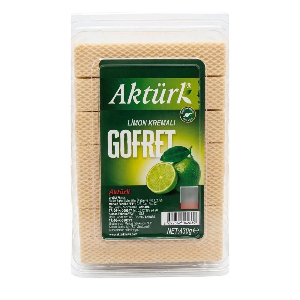 Aktürk Gofret Limon 430g