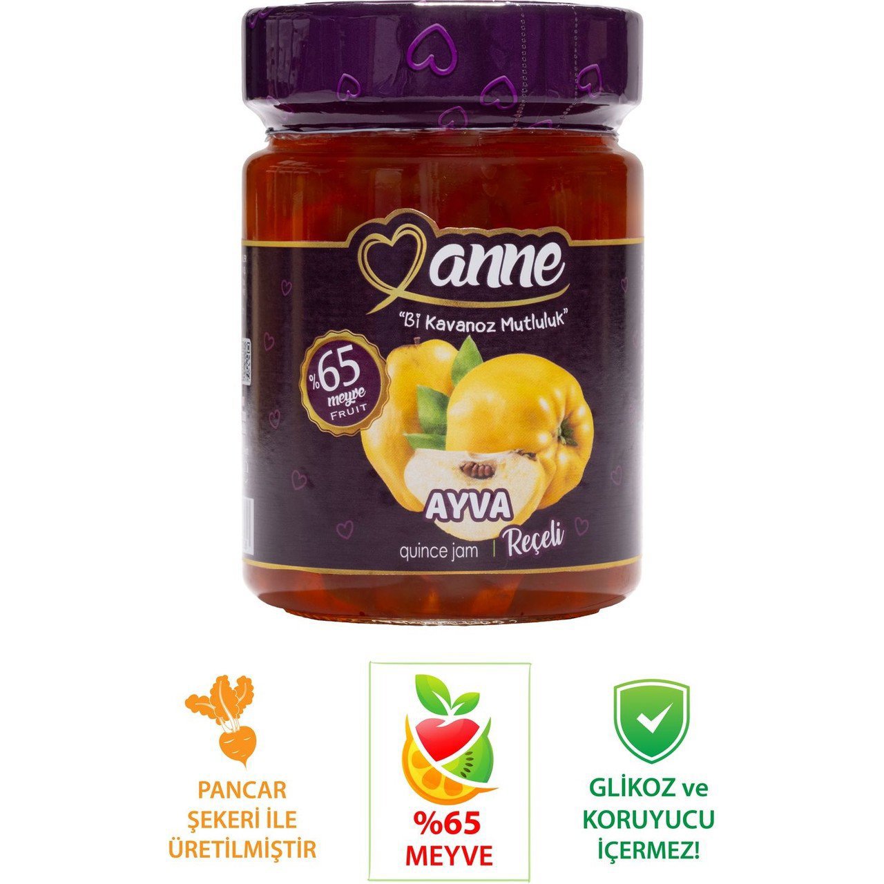Anne Cam Kavanoz Ayva Reçeli 400g