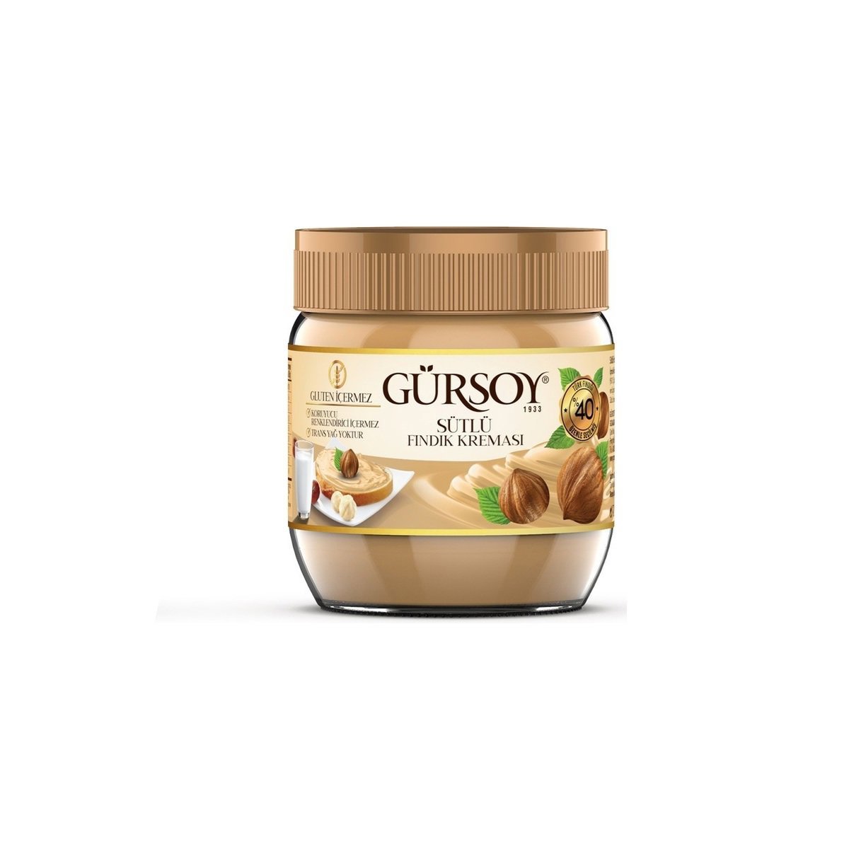 Gürsoy Sütlü Fındık Kreması %40 Fındık 400gr